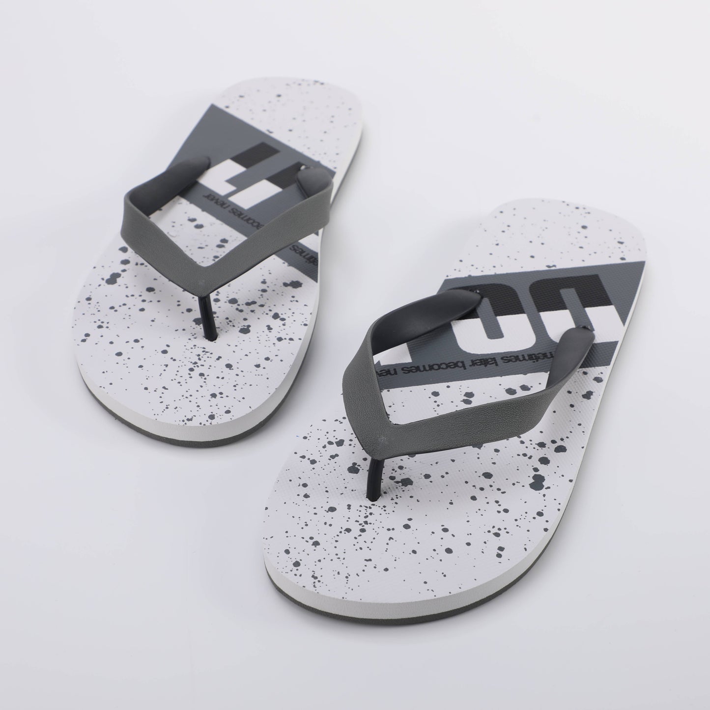 Stars Men's Flip-flops - 44 - Grey