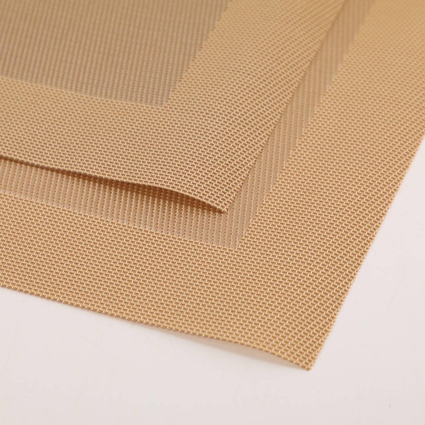 Stylish Placemat Set - 2 Pcs - Light Gold