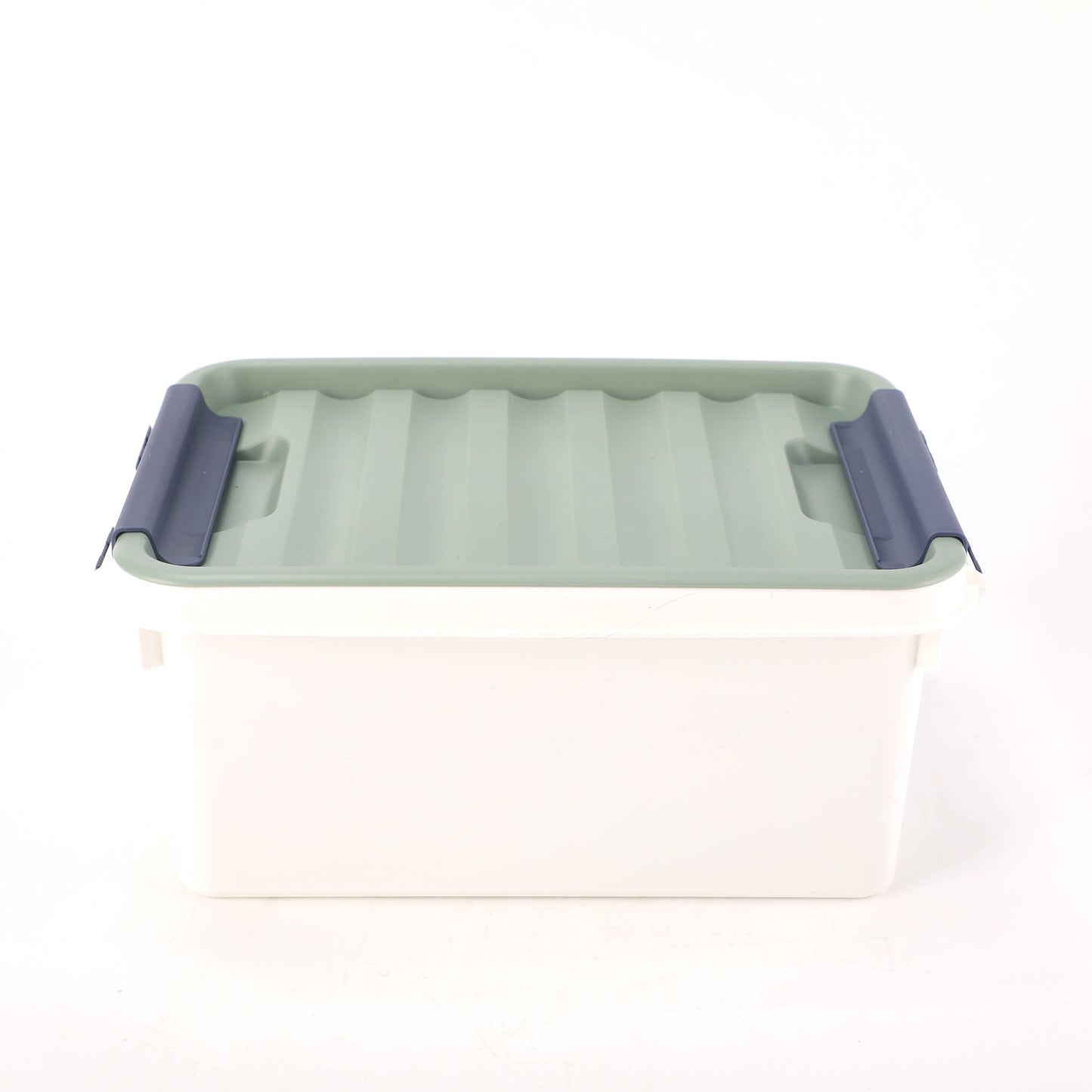 Storage Box with Stripes - Green