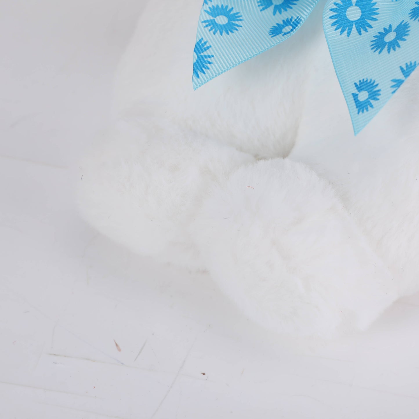 Stuffed Toy - White Bear with Bowknot