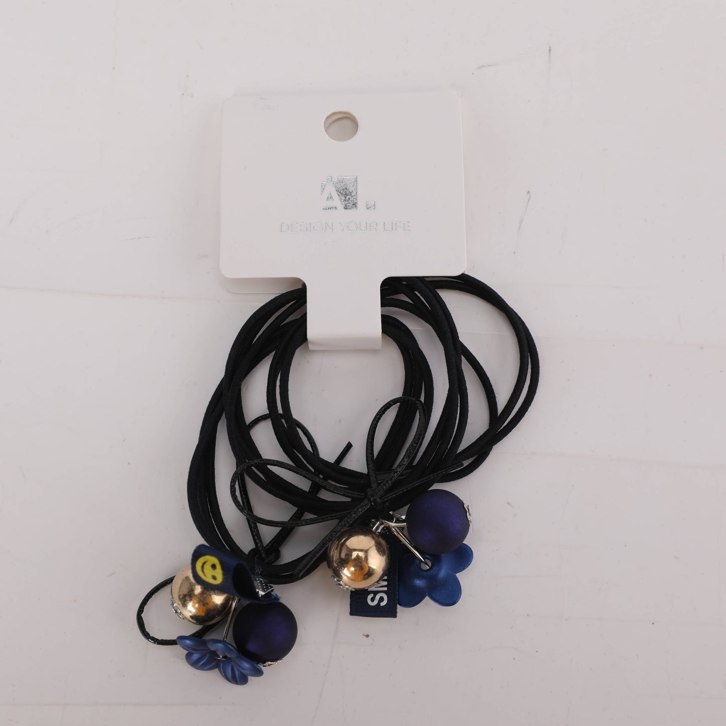 Stylish Orchid Hair Tie - 3 Pcs