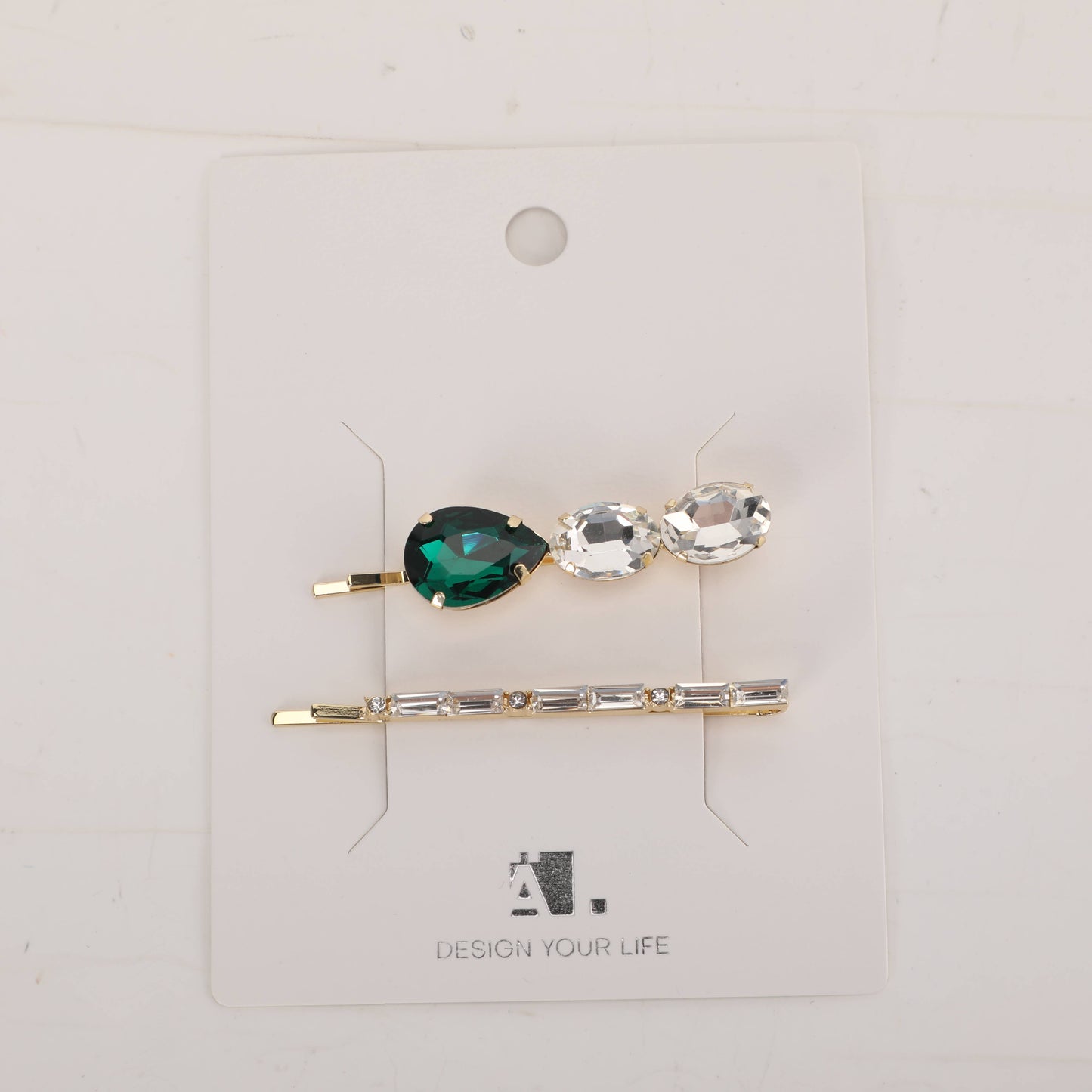 Vintage Water Drop Hair Clip Set