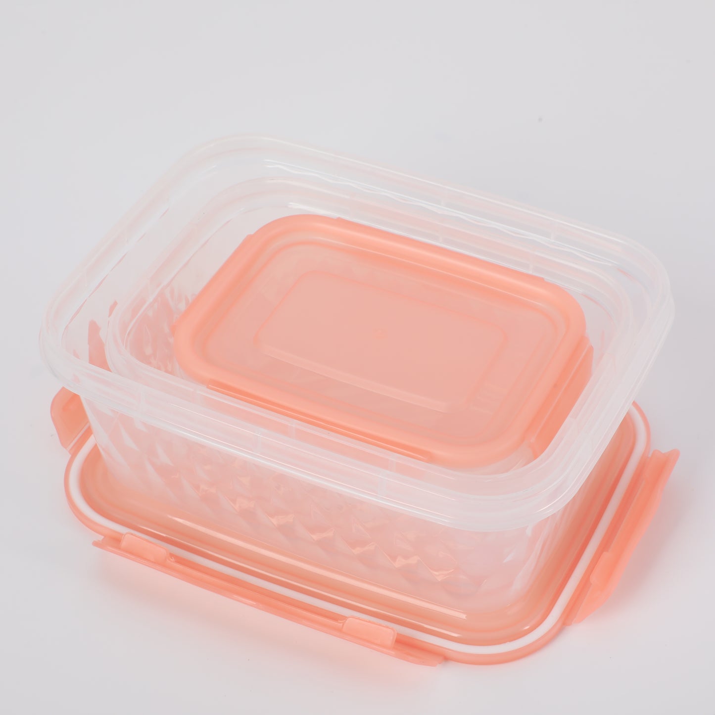 Pink Food Storage Container 3-piece Set