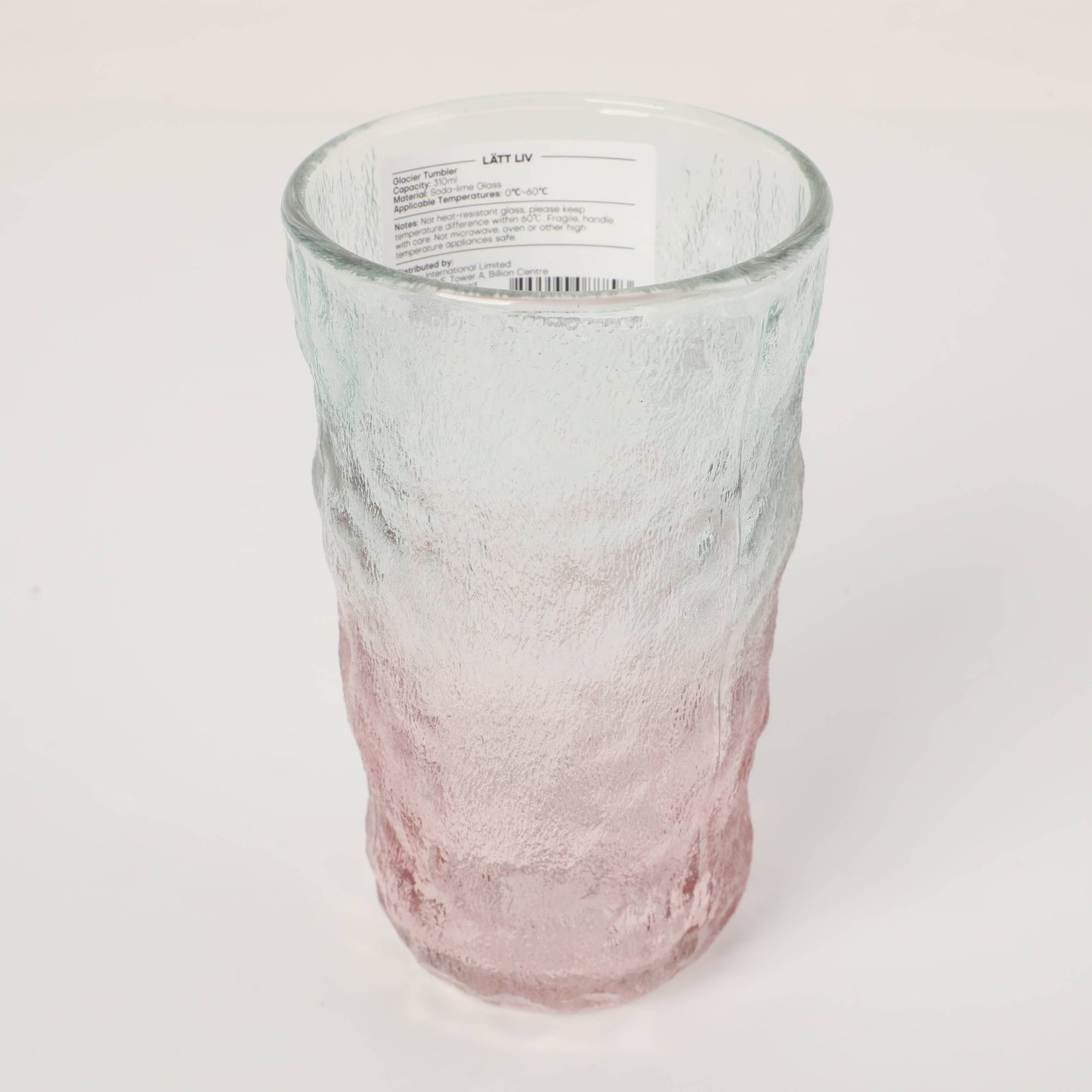 Gradient Colour Glacier Tumbler - Green & Pink