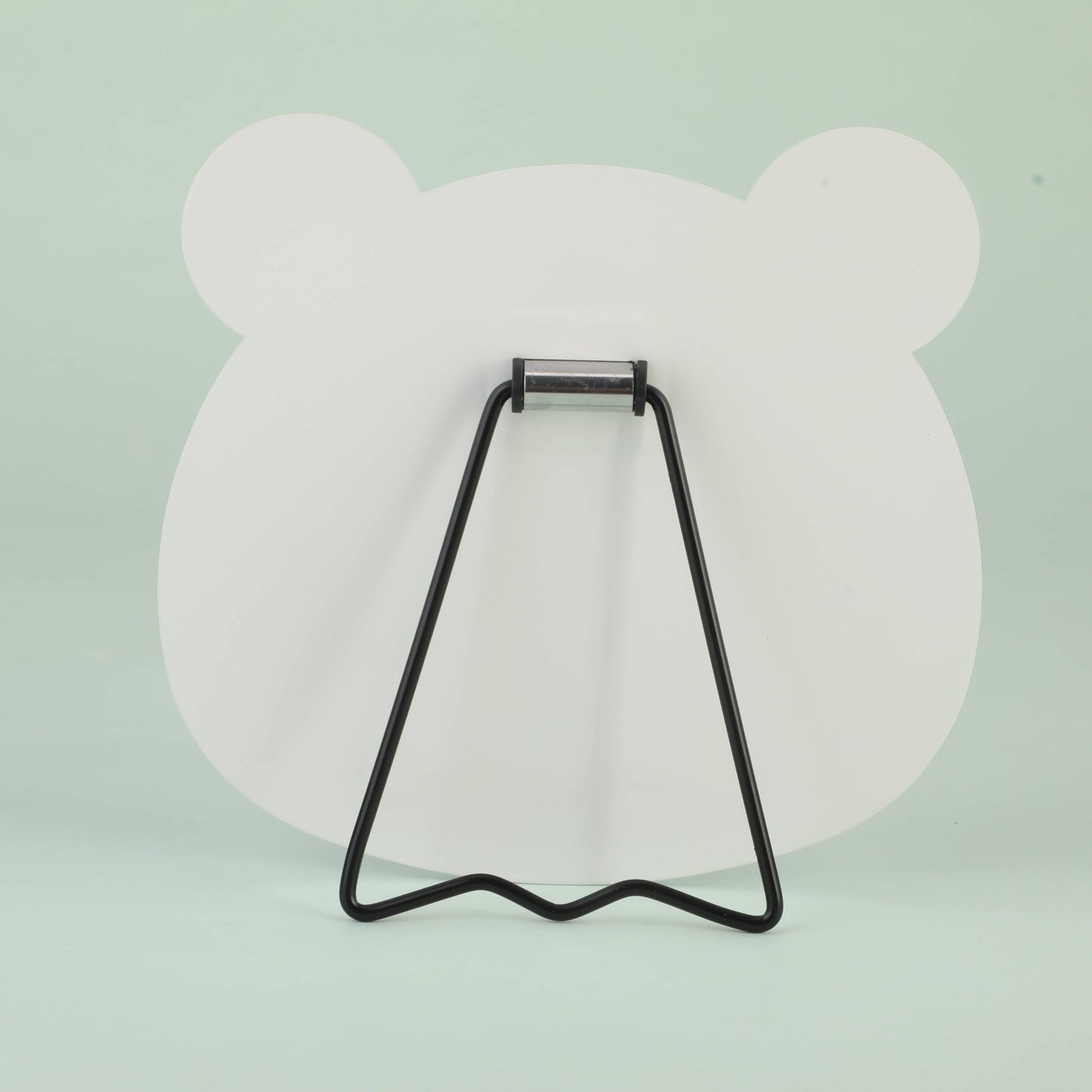 Bear Table Mirror with Metal Stand