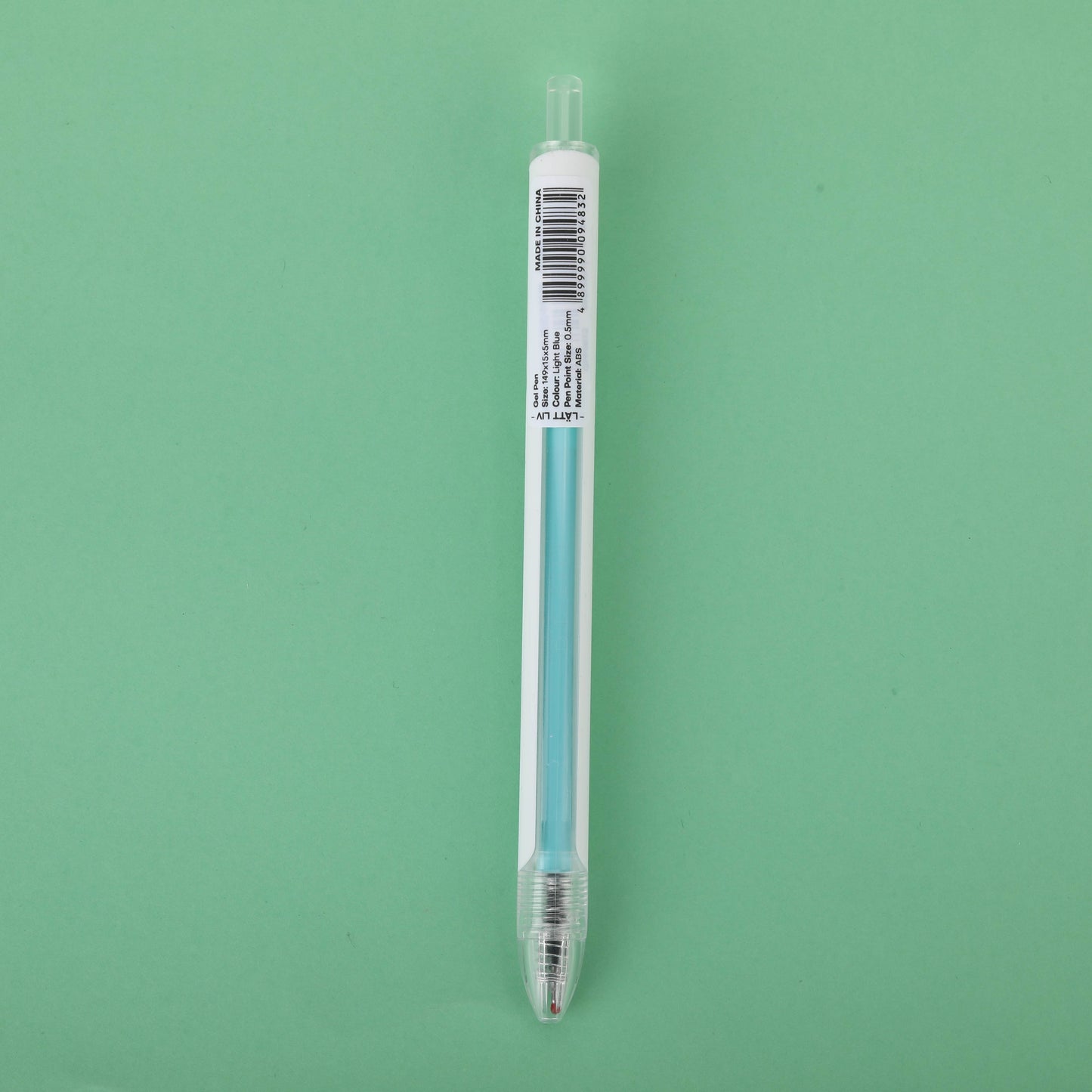 ST 0.5MM Click Gel Pen - Light Blue