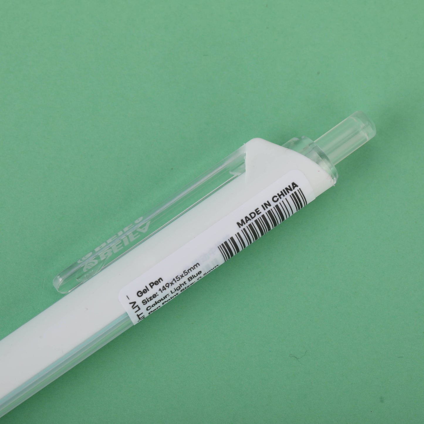 ST 0.5MM Click Gel Pen - Light Blue