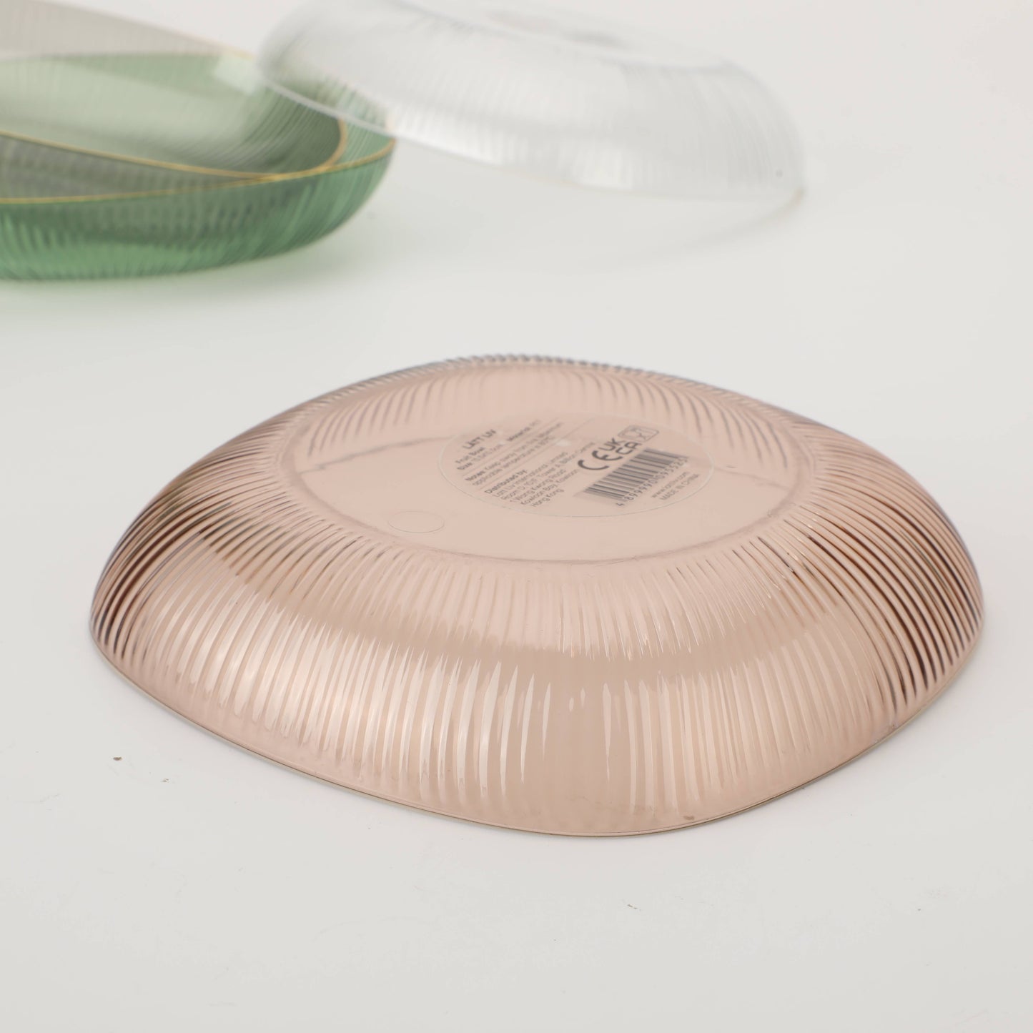 Small Golden Brim Fruit Bowl - White