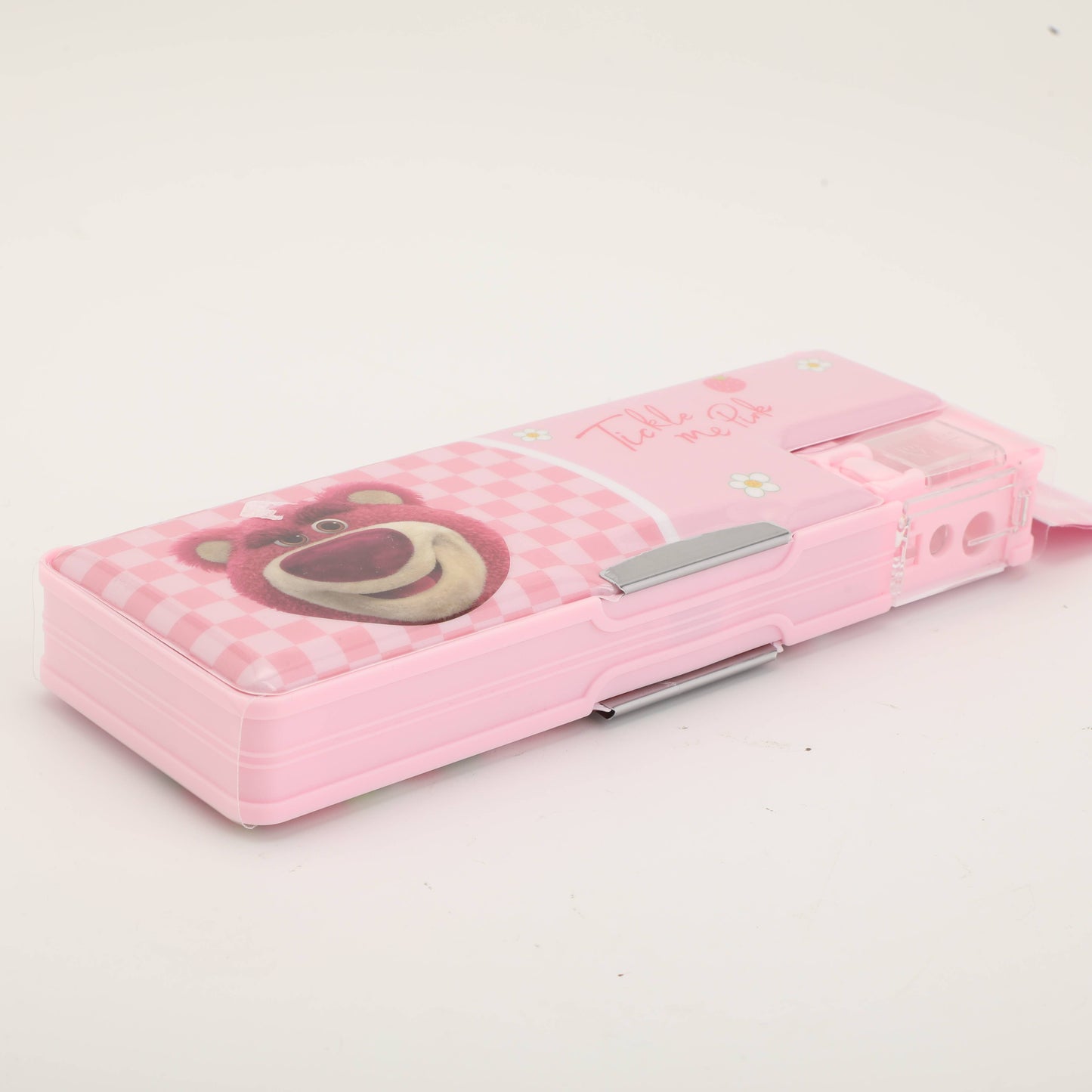 Lotso Plastic Pencil Box with Double Hole Sharpener