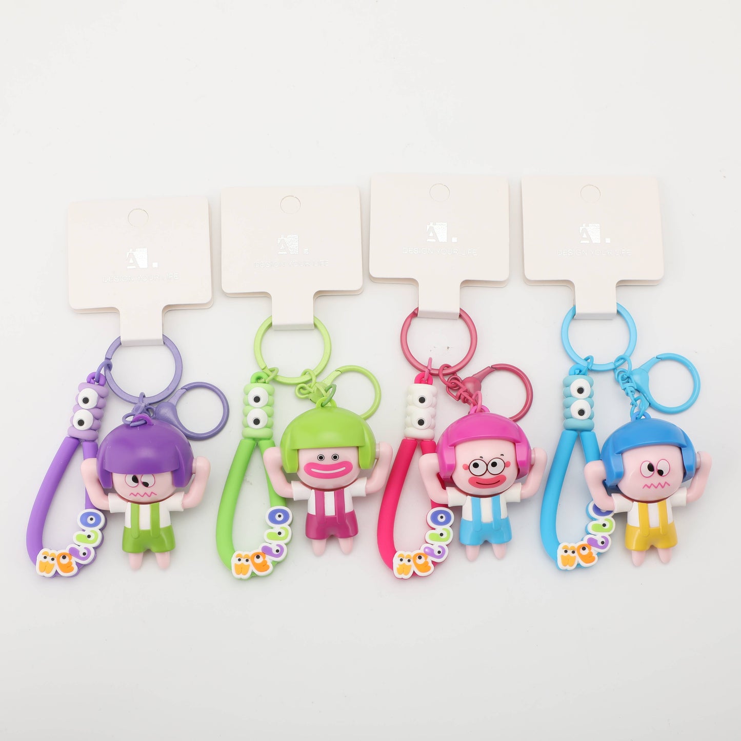 Key Ring - Changing Face Ugly Doll