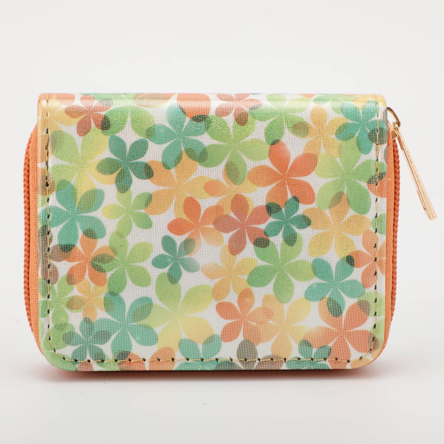 Full Printing Flower Women's Wallet - Green