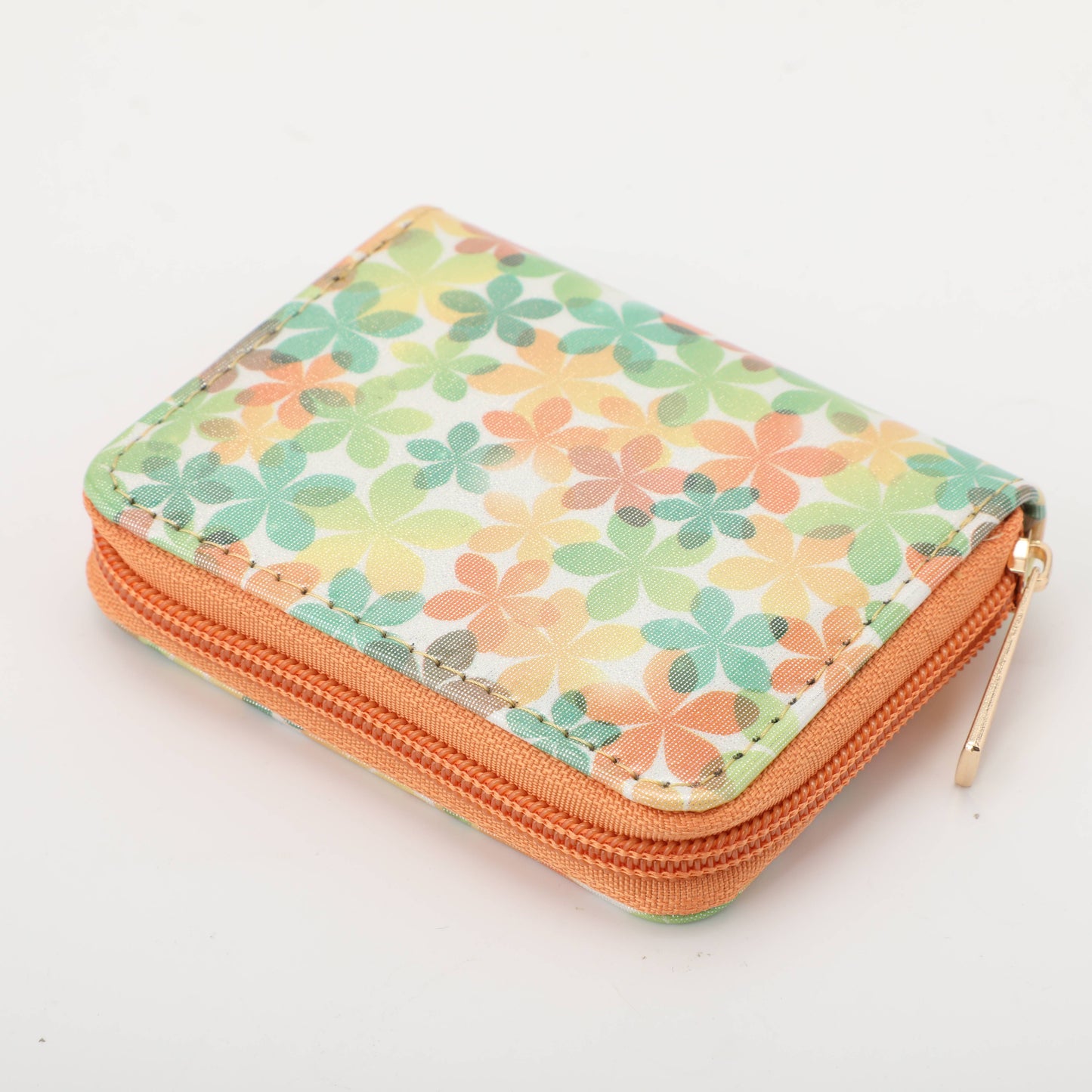 Full Printing Flower Women's Wallet - Green