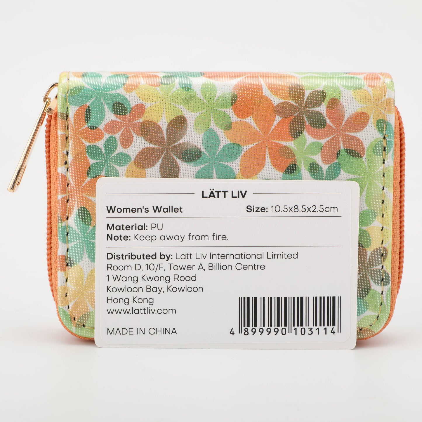 Full Printing Flower Women's Wallet - Green