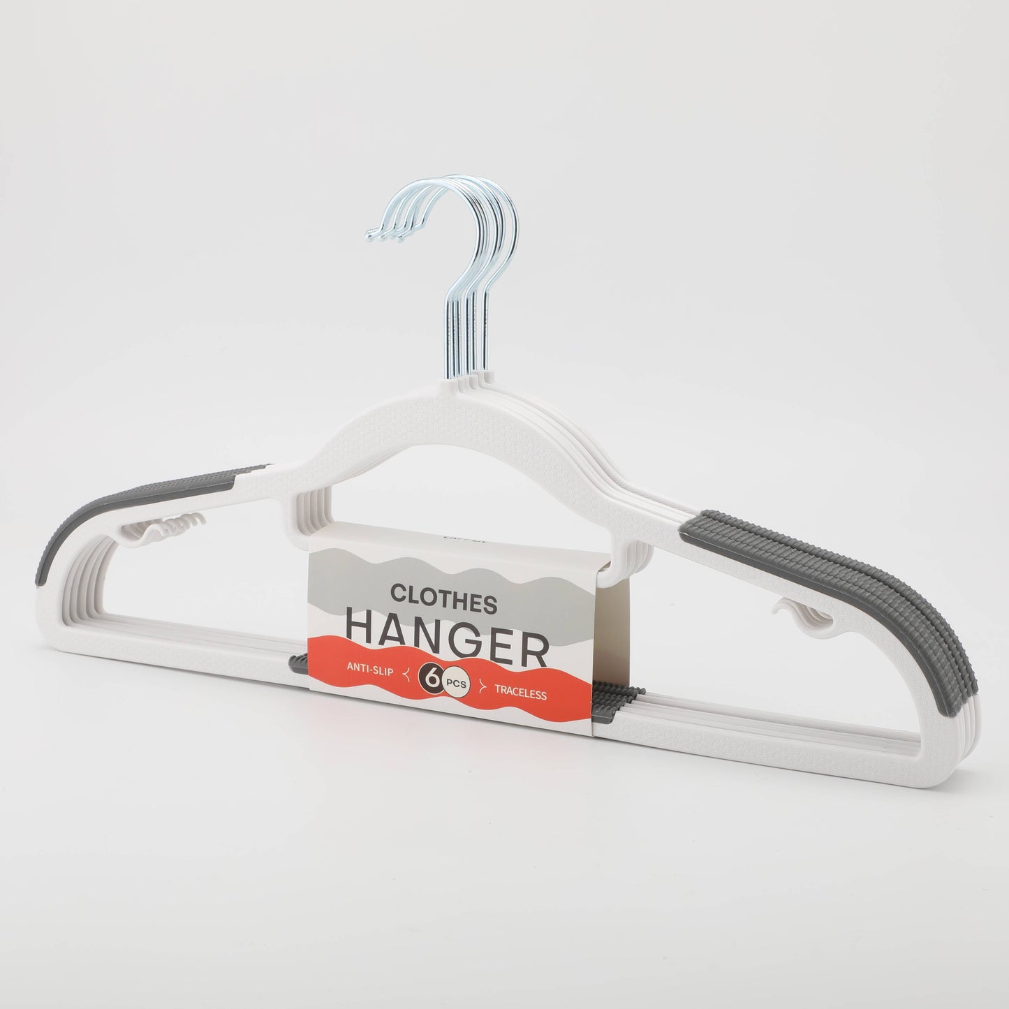 6-Piece Clothes Hanger - Grey