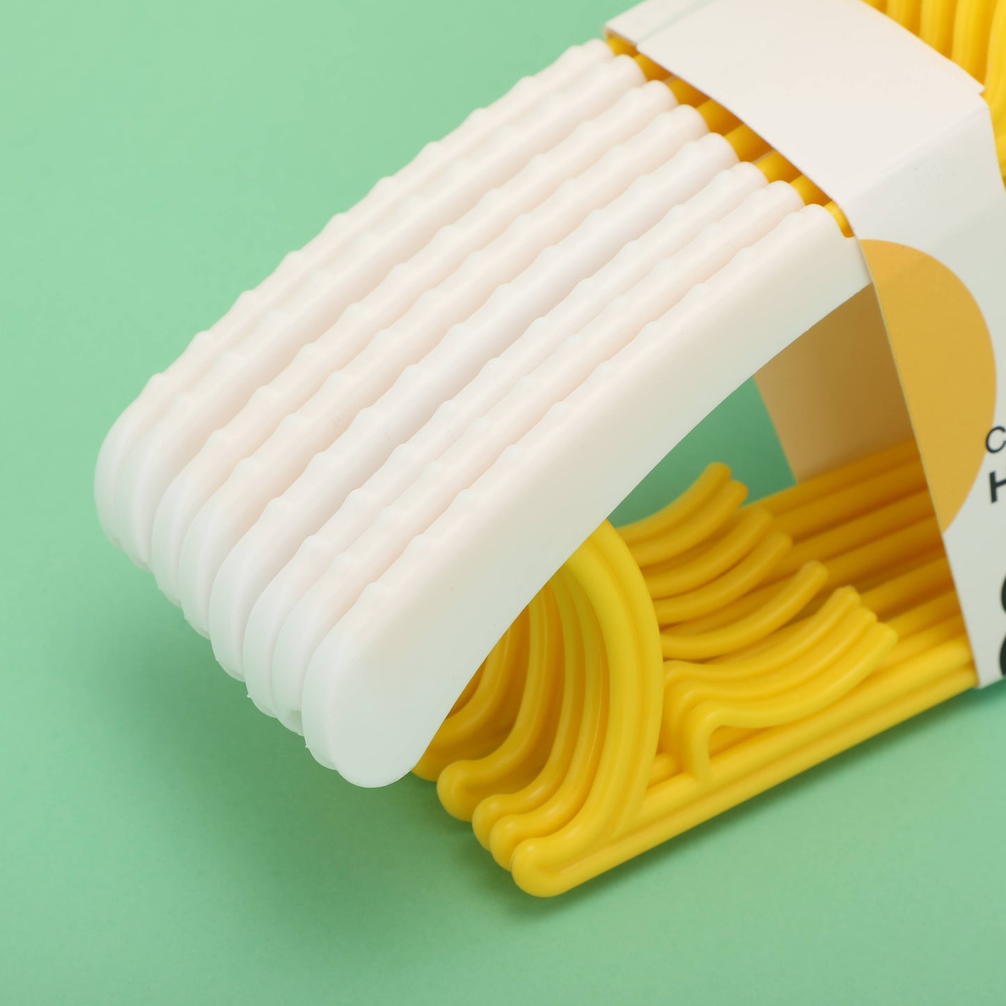 Multifunctional Children's Stretchable Clothes Hanger - Yellow