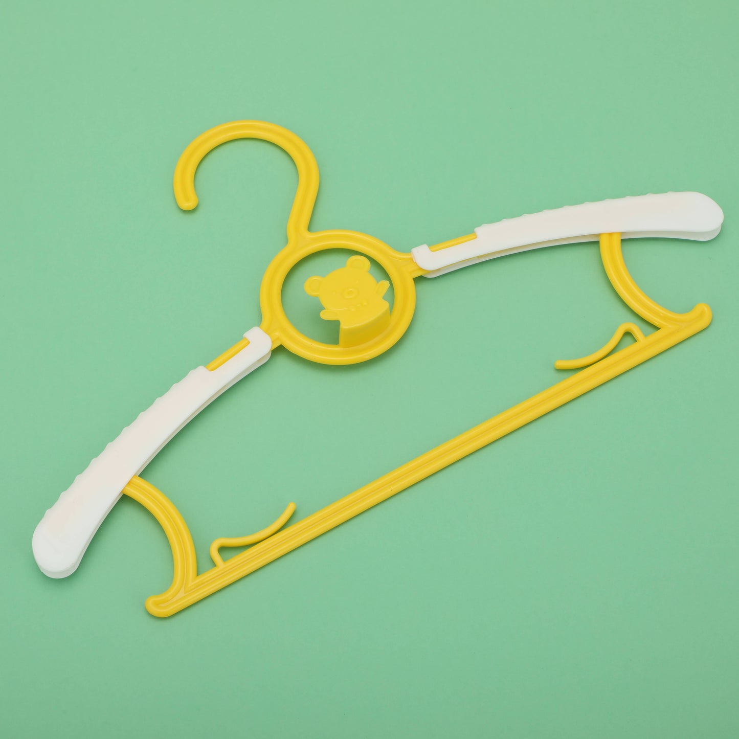 Multifunctional Children's Stretchable Clothes Hanger - Yellow