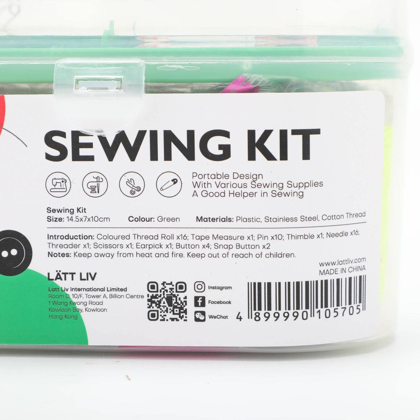 Simple Life Sewing Kit - Green