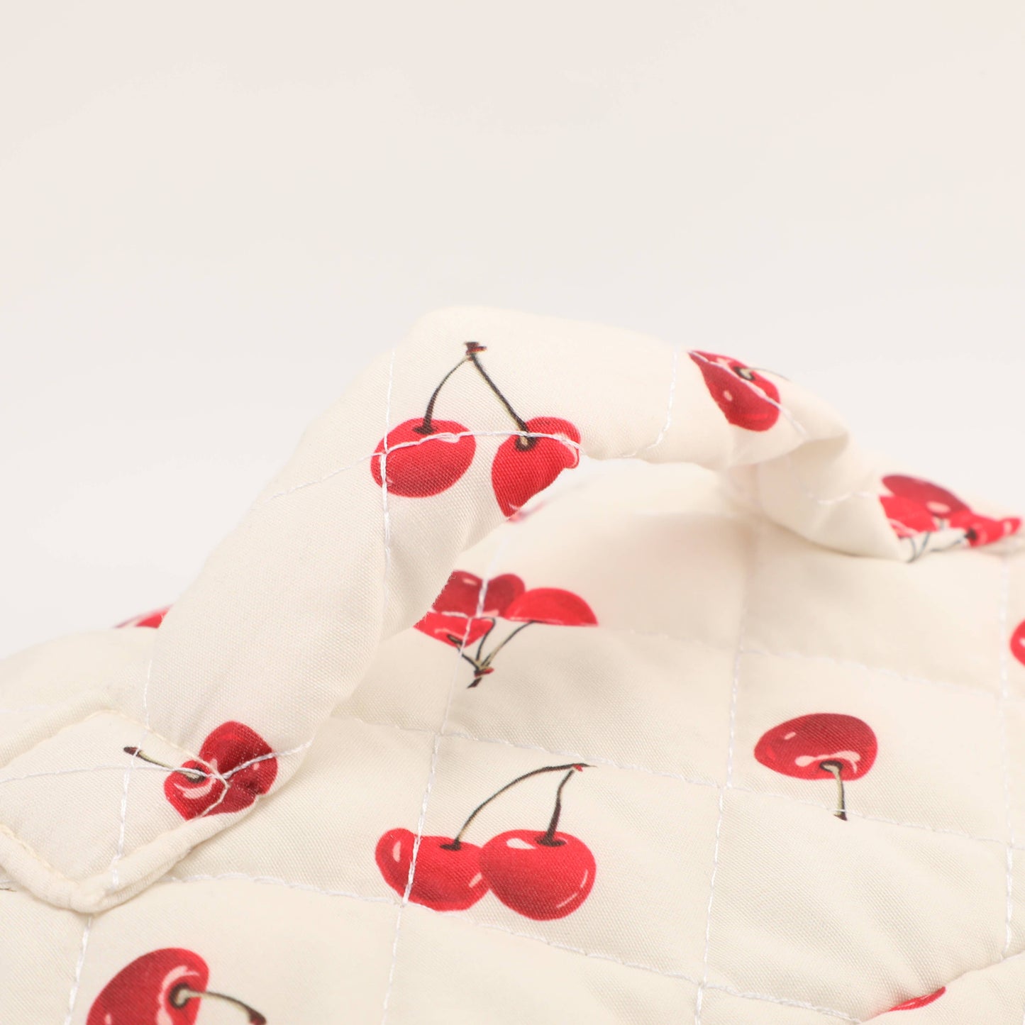 Cherry Flip Top Cosmetic Bag