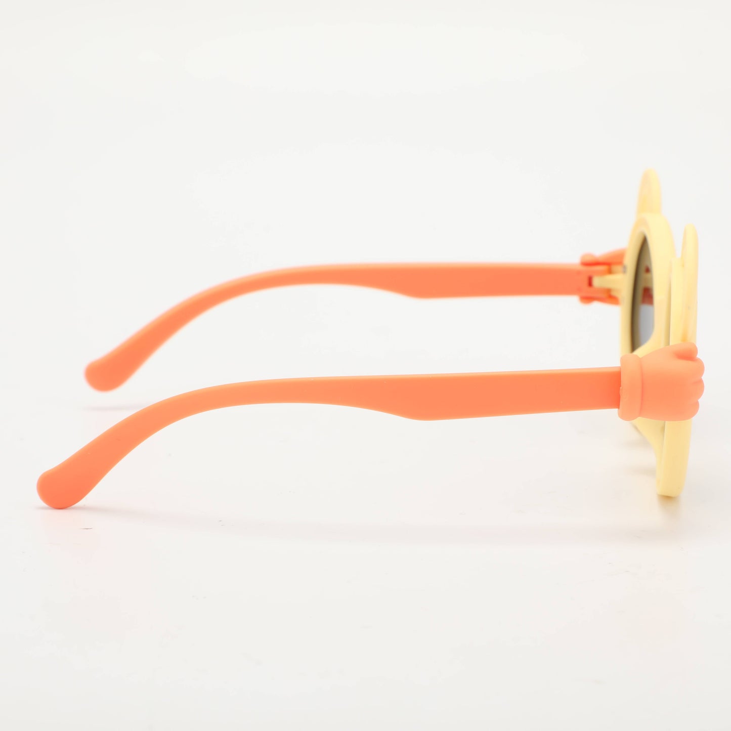 Childrens Sunglasses with Gloves Decoration - Yellow