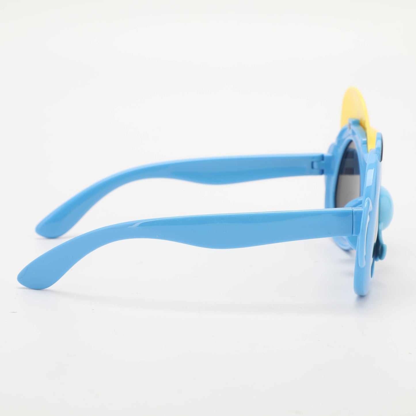 Childrens Sunglasses with Cap Decoration - Blue