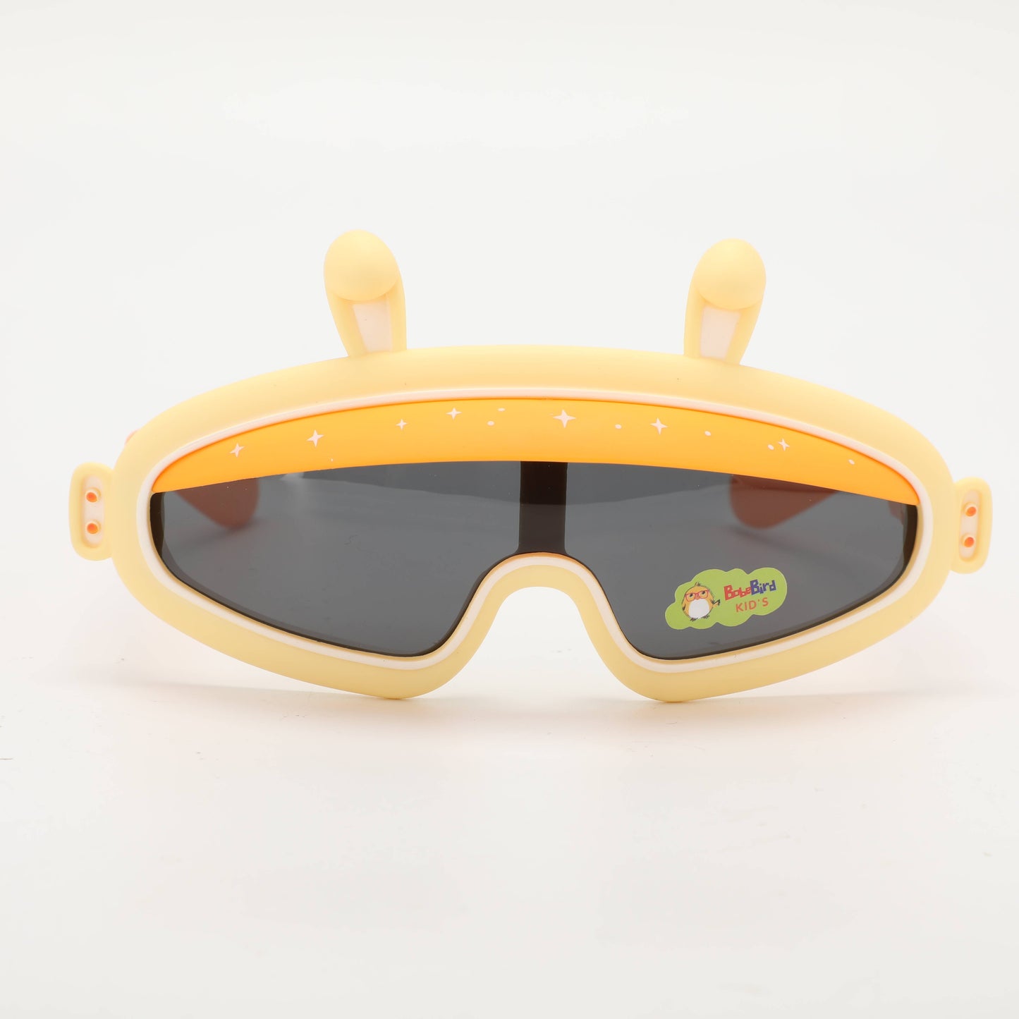 Childrens Rabbit Ears Hat-shaped Sunglasses - Yellow
