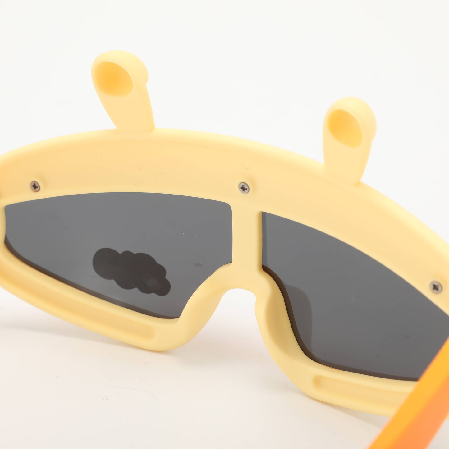 Childrens Rabbit Ears Hat-shaped Sunglasses - Yellow