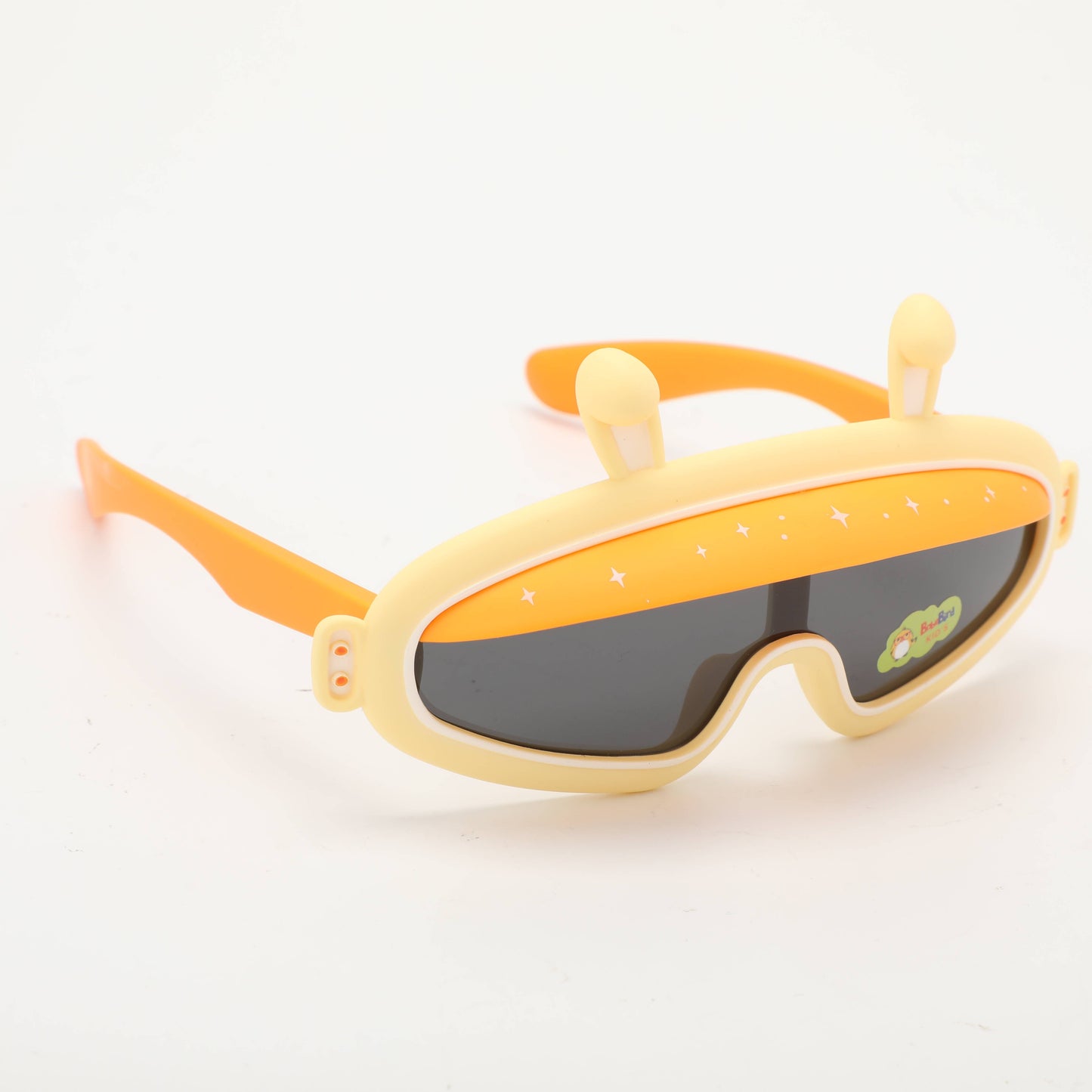 Childrens Rabbit Ears Hat-shaped Sunglasses - Yellow