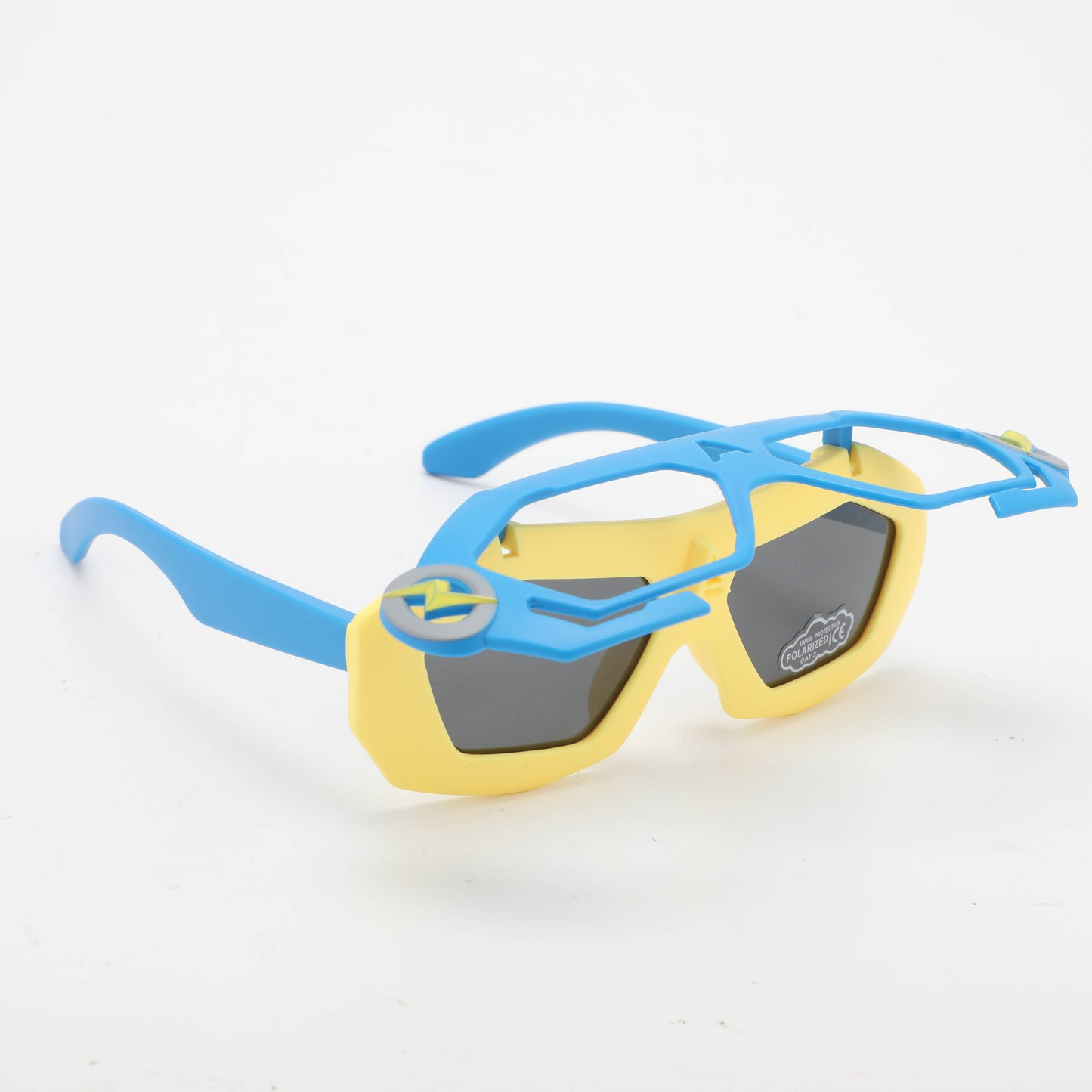 Childrens Cool Mask Flip-up Sunglasses - Blue