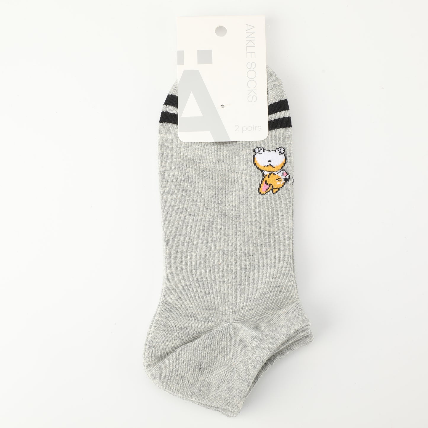 Mens Socks with Big Eyes - 1 Pair - Black