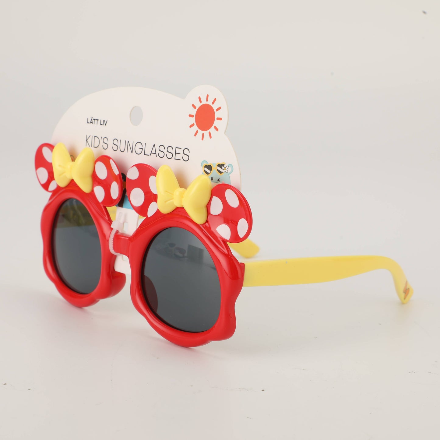 Polka Dot Butterfly Bear Childrens Sunglasses