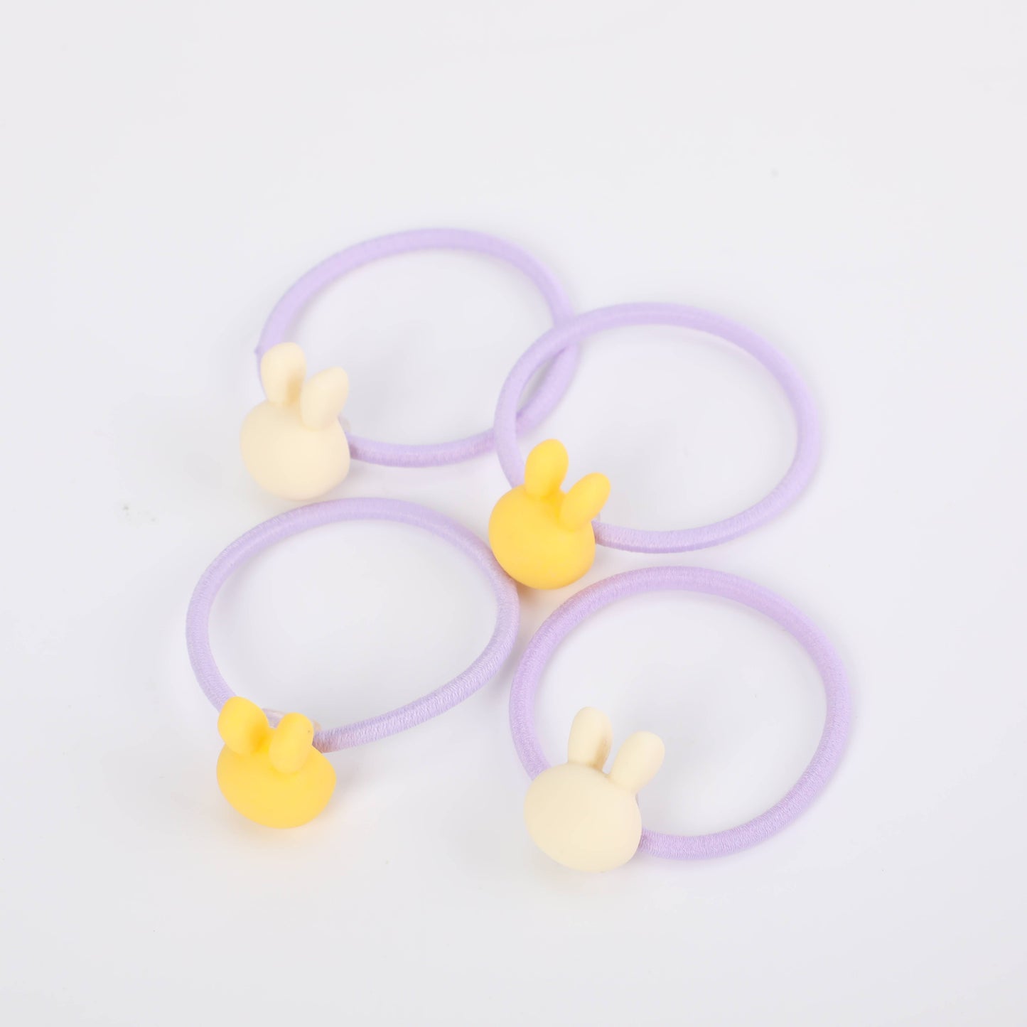 Lovely Rabbit Childrens Hair Tie - 4 Pcs