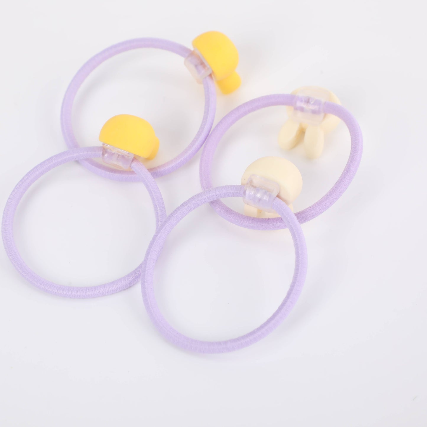 Lovely Rabbit Childrens Hair Tie - 4 Pcs
