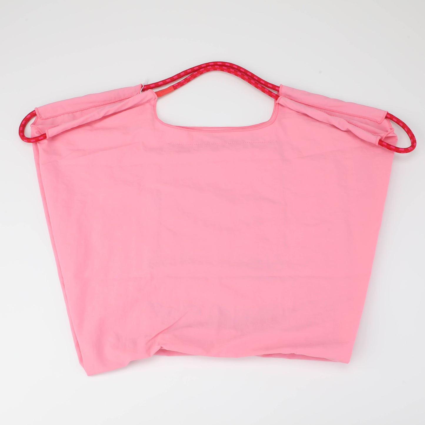 Snoopy Drawstring Portable Foldable Shoulder Bag - Rose Pink
