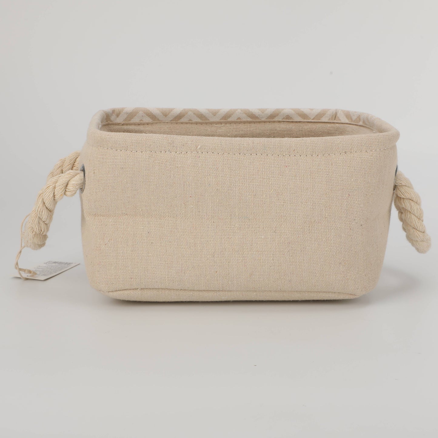 Storage Basket with Cotton Rope Handle - M