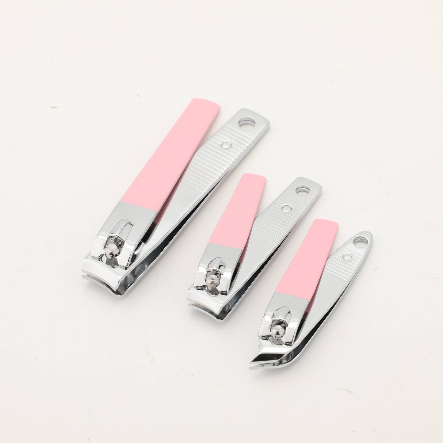 Pink Nail Clipper Set - 3 Pcs