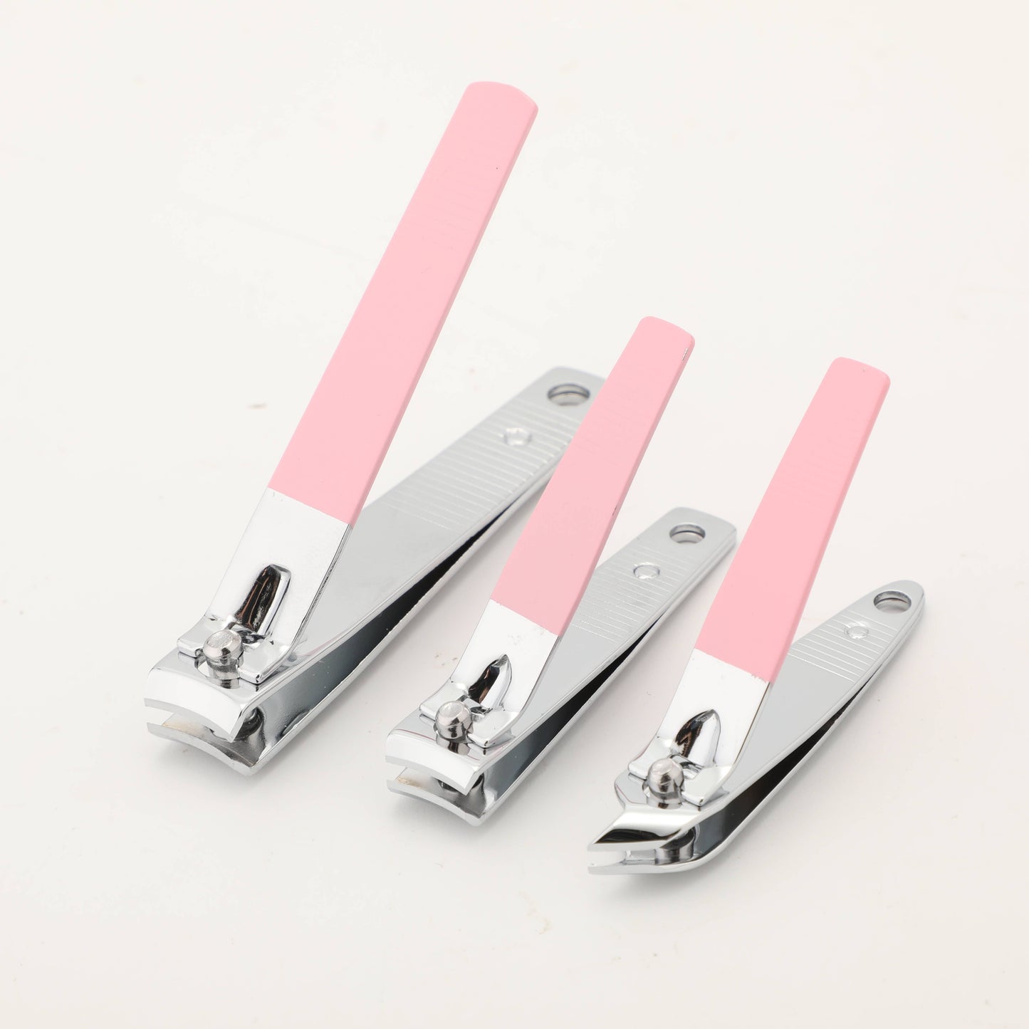 Pink Nail Clipper Set - 3 Pcs
