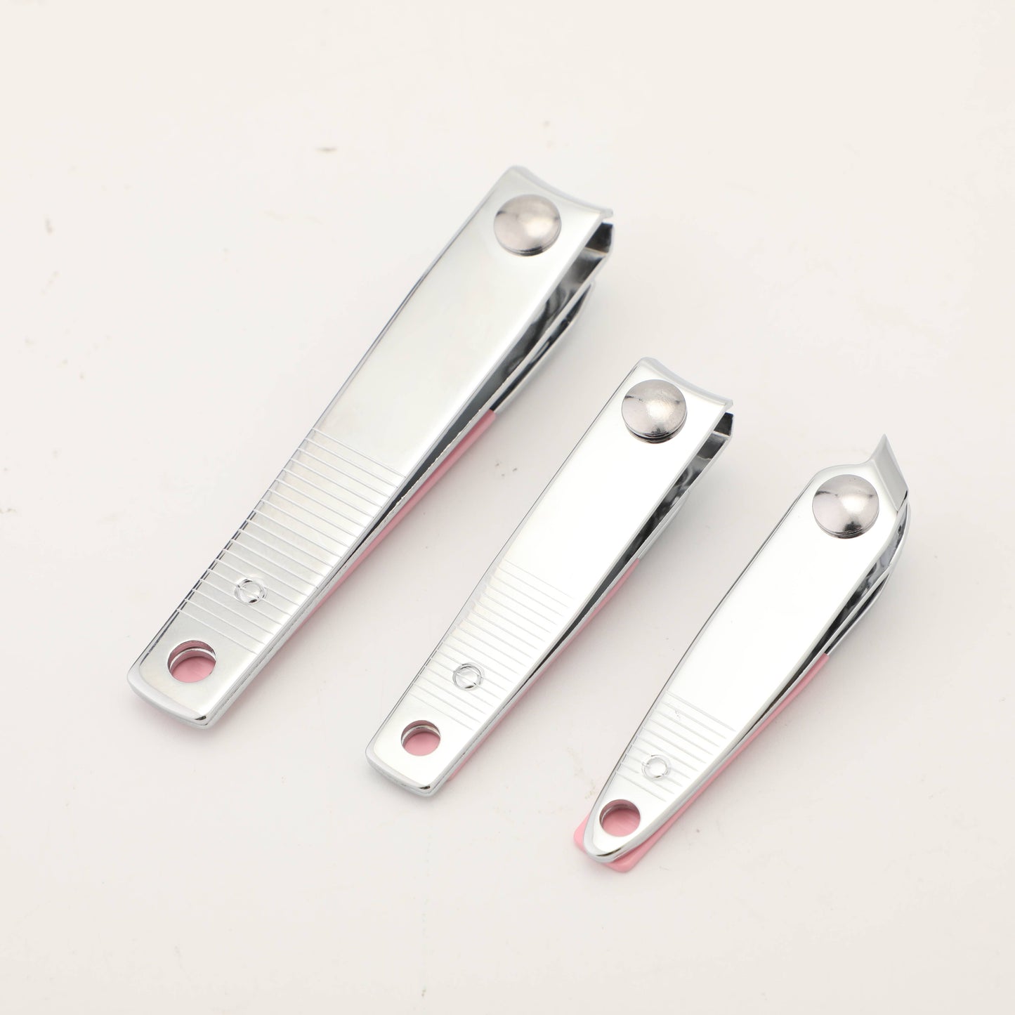 Pink Nail Clipper Set - 3 Pcs