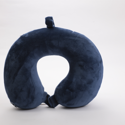 Nordic Simple Spandex Ultra-soft U-shaped Pillow - Sapphire