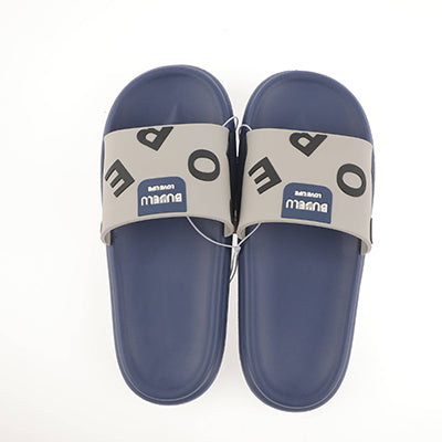 Lettered Men's Slides - 40~41 - 260MM - Blue