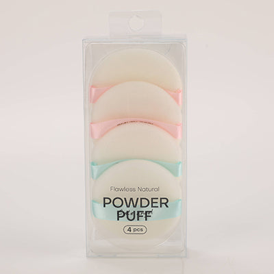 Velour Loose Powder Puff 4-Piece Set