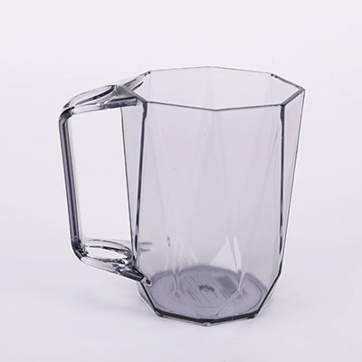 Transparent Rhombus Gargle Mug - Grey