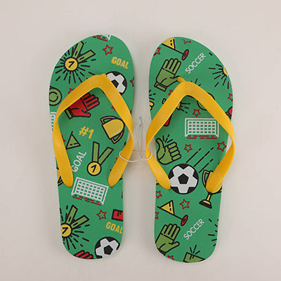 FOOTBALL Men's Flip-flops - 44 - Green