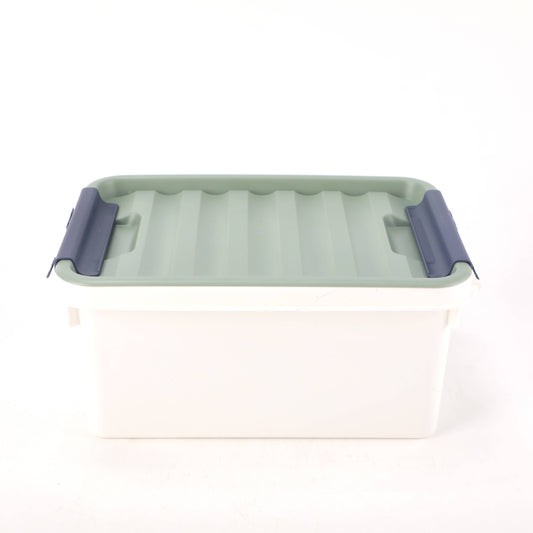 Storage Box with Stripes - Green