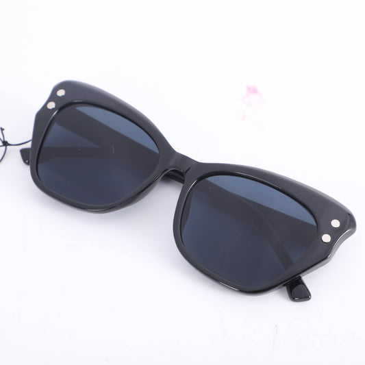 Butterfly-shaped Frame Women's Sunglasses - Black