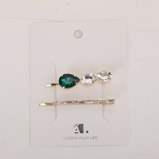 Vintage Water Drop Hair Clip Set