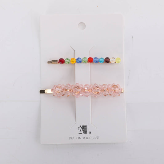 Crystal Hair Clip - 2 Pcs