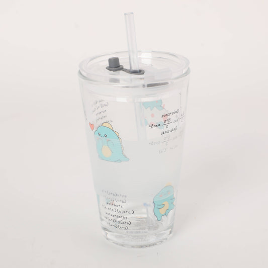 Dinosaur Formula Tumbler with Straw