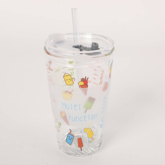 Ice Cream Oat Tumbler with Straw