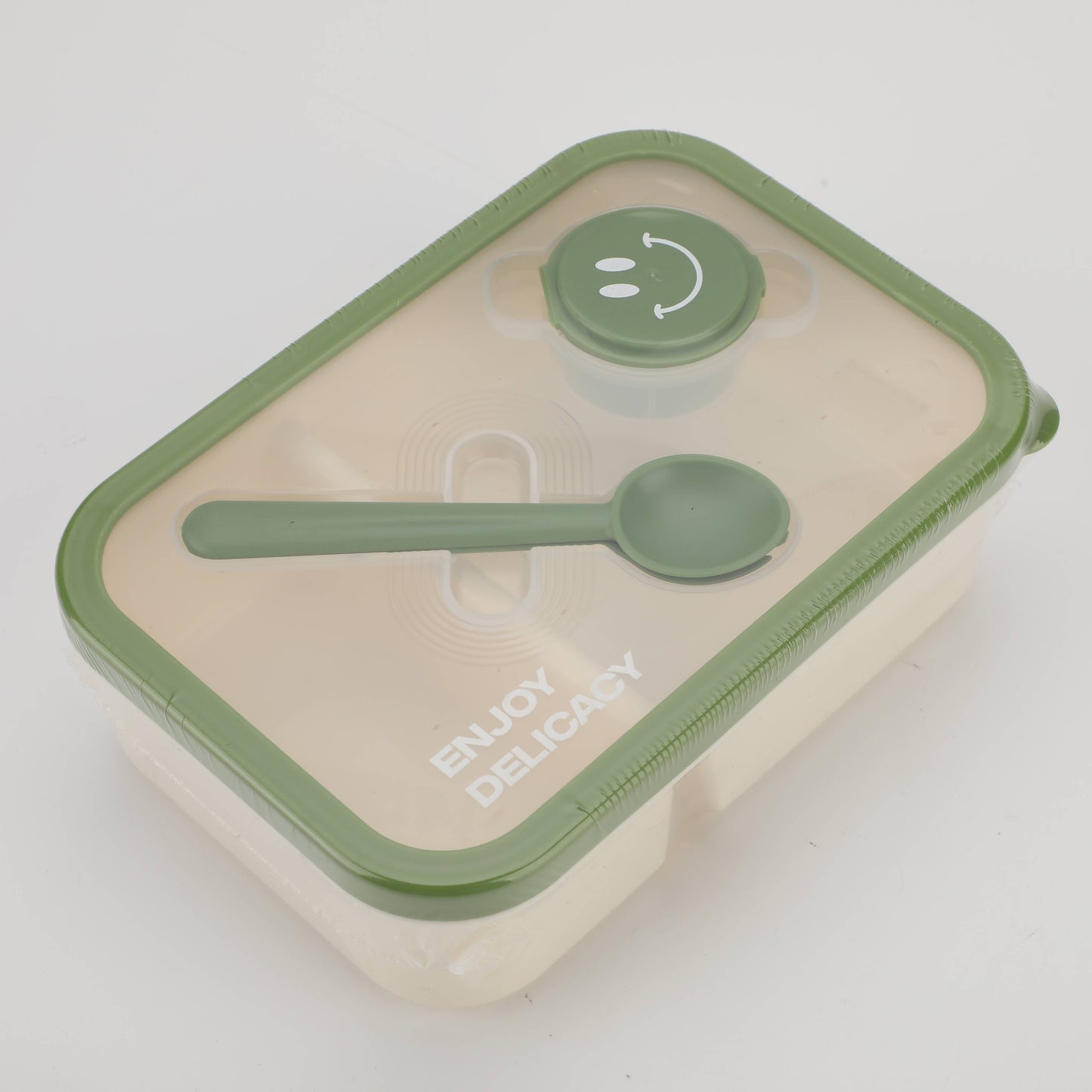 One Layer Lunch Box - Green