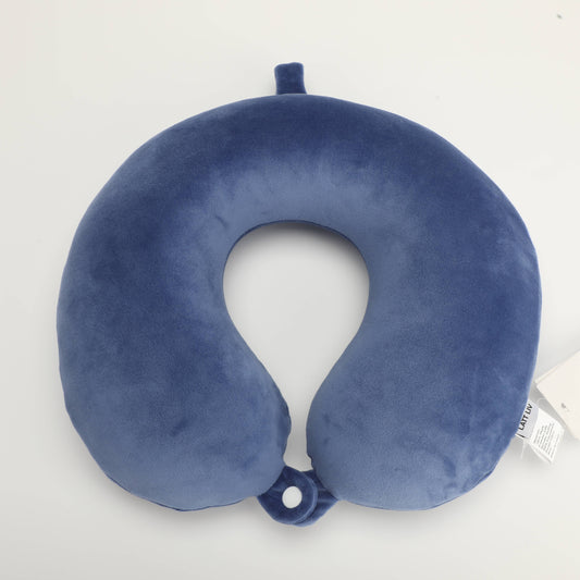 Memory Foam U-shaped Pillow - Blue